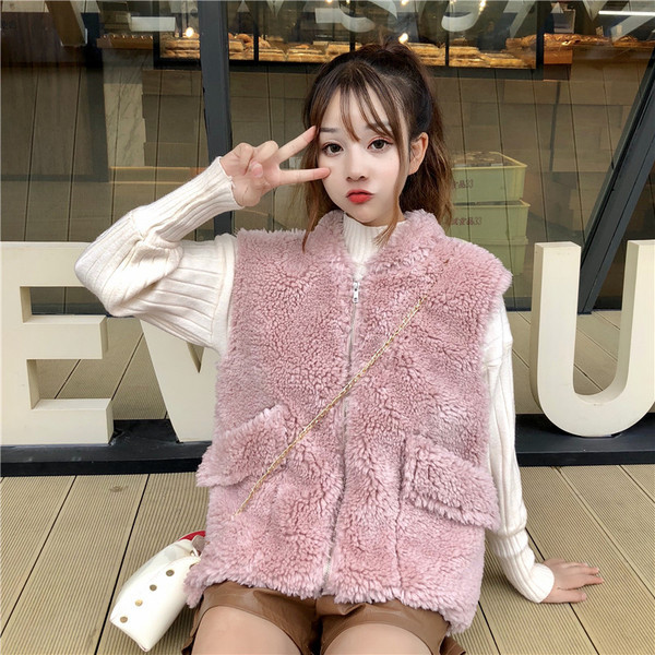 Modern női pehelymellény zsebekkel, két színben