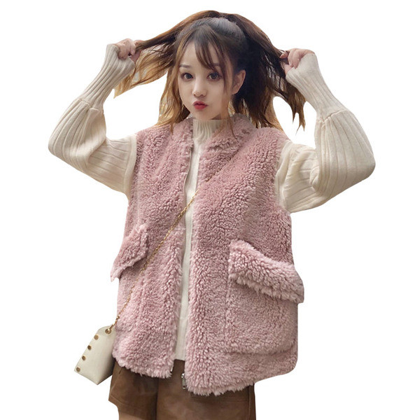 Modern női pehelymellény zsebekkel, két színben