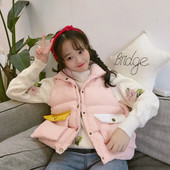 Modern női téli mellény több színben zsebben