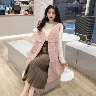 Modern női mellény két arccal, puha béléssel, hosszú modell három színben