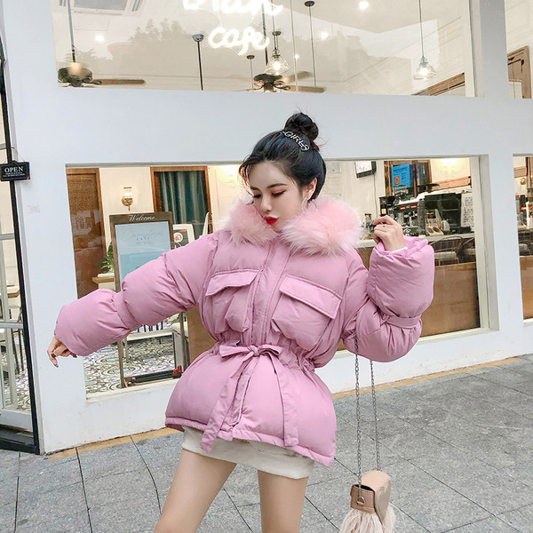 Стилно дамско яке с колан в три цвята