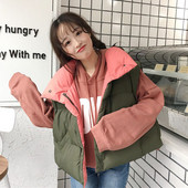 Vesta dama sport-casual model lat in verde, alb si negru