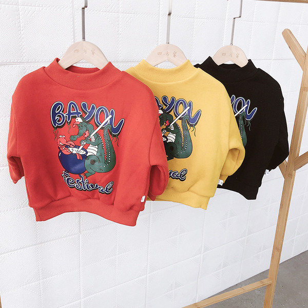 Alkalmi gyerekpulóver három színben, rátéttel