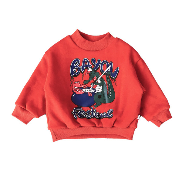 Alkalmi gyerekpulóver három színben, rátéttel