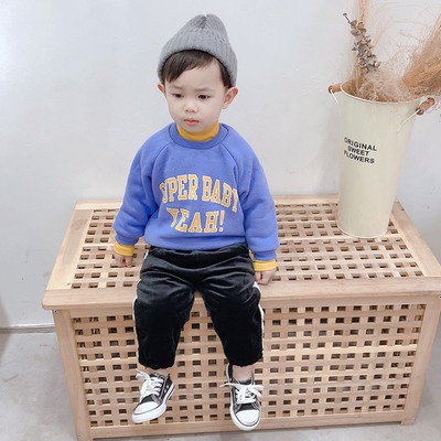 Modern gyerek pulóver fiúknak több színben felirattal