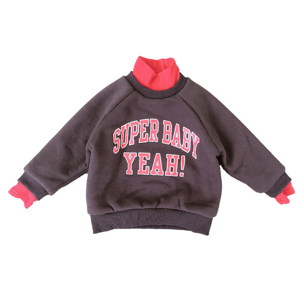 Modern gyerek pulóver fiúknak több színben felirattal