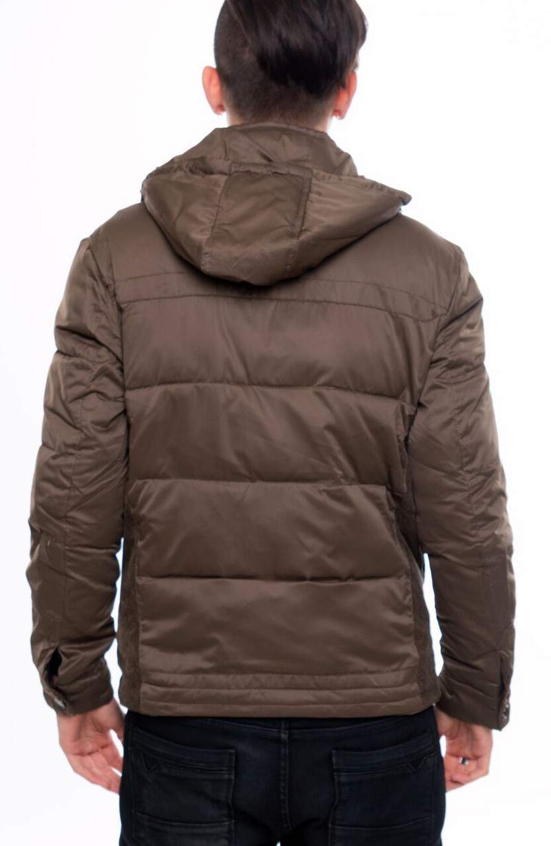 Уикално мъжко яке за зимата с качулка