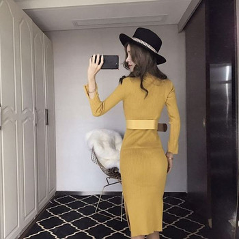 Modern női téli ruha három színben