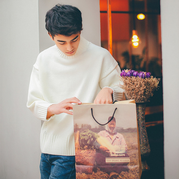 Sima férfi pulóver több színben