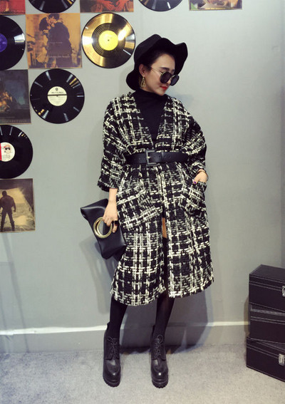 Palton elegant de damă în trei culori