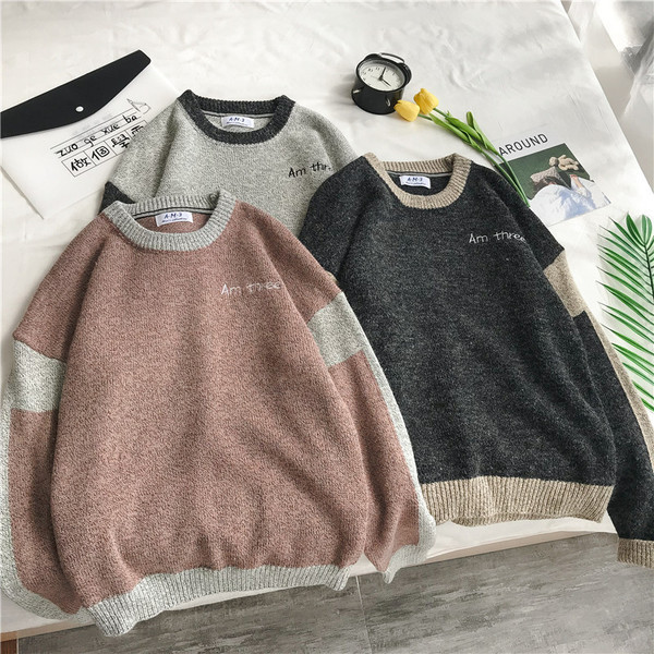 Alkalmi férfi pulóver három színben