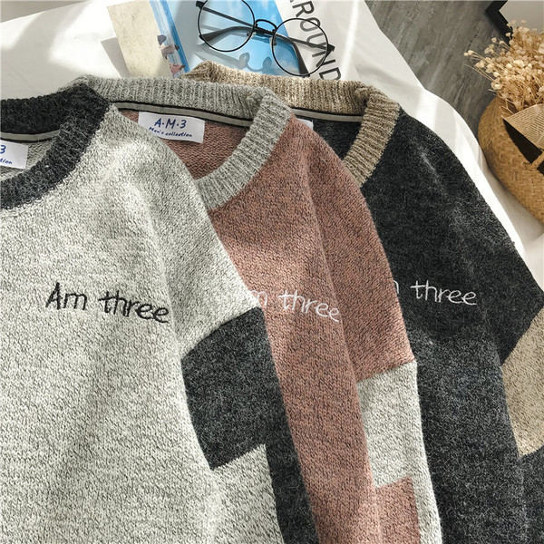 Alkalmi férfi pulóver három színben