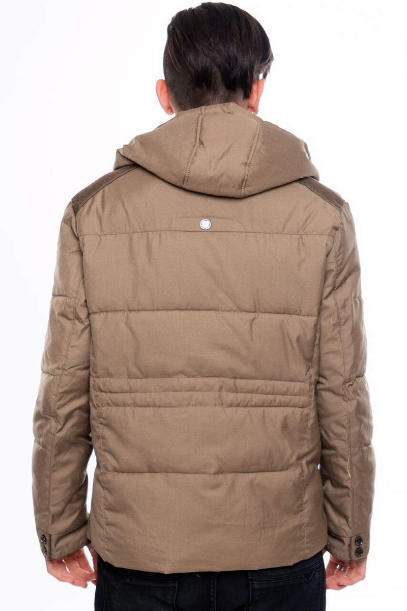 НОВО мъжко яке за есента и зимата в кафяв и черен цвят