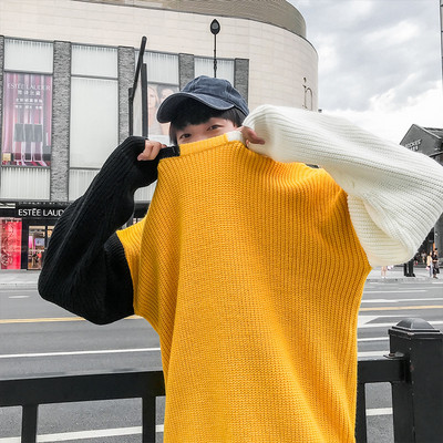 Alkalmi férfi pulóver irizáló színekben