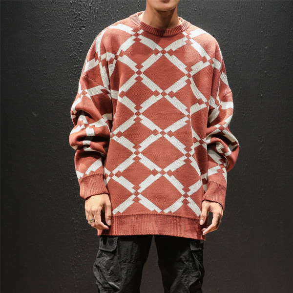 Alkalmi férfi széles pulóver három színben