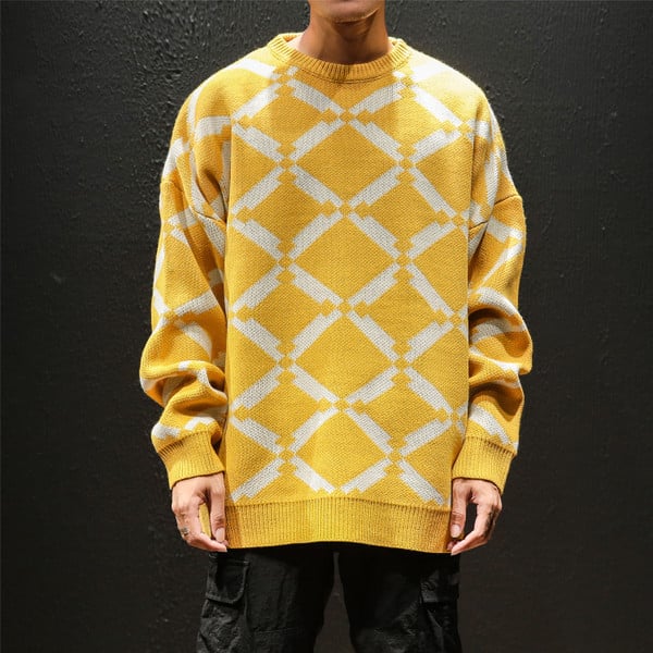 Alkalmi férfi széles pulóver három színben