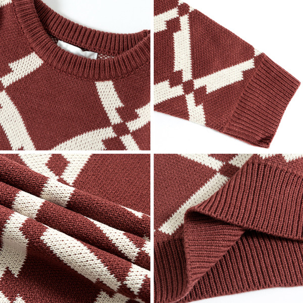 Alkalmi férfi széles pulóver három színben