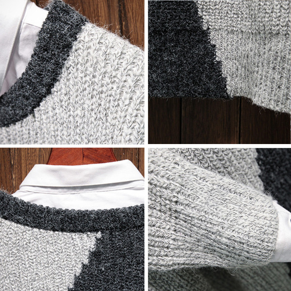 Modern férfi pulóver irizáló színekben