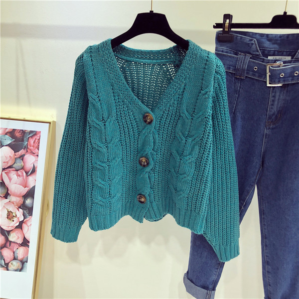 Vastag női mellény V-nyakkal több színben