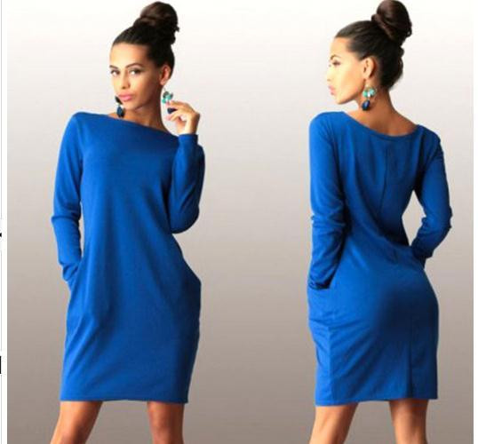 Rochie dama casual model lat in mai multe culori