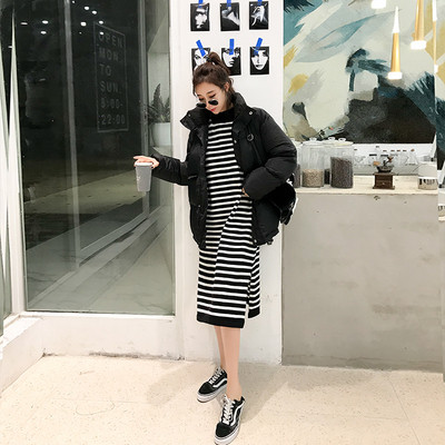 Női alkalmi kabát O-alakú gallérral, három színben