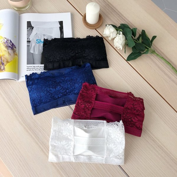 Női csipke melltartó négy színben