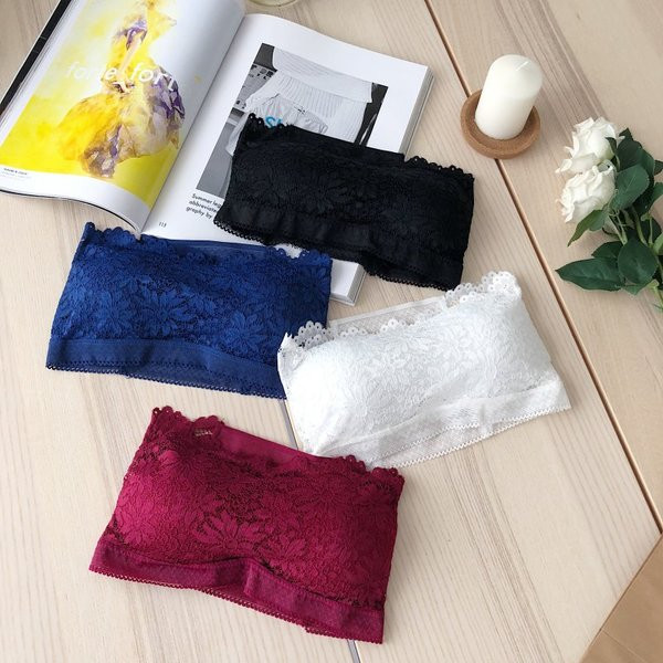 Női csipke melltartó négy színben