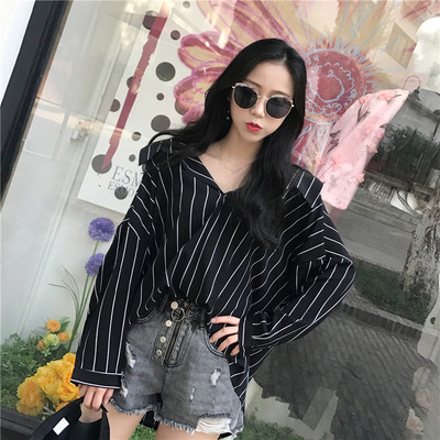 Stílusos női blúz széles modell három színben