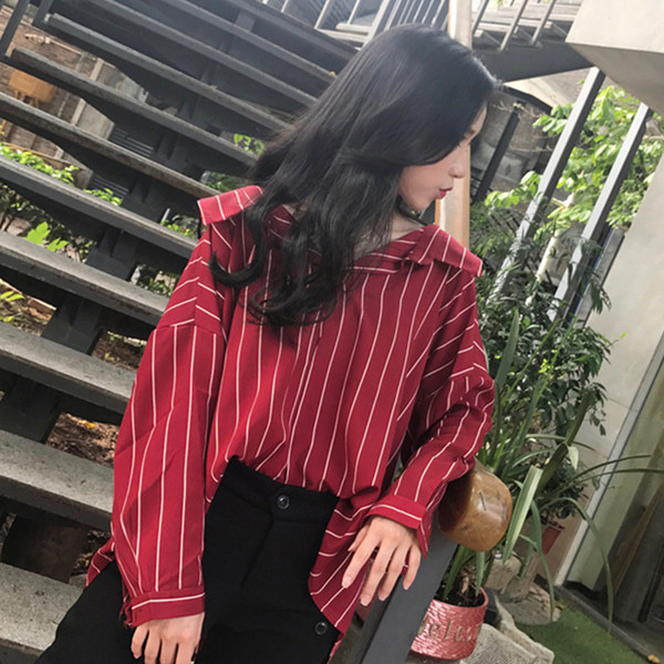 Stílusos női blúz széles modell három színben