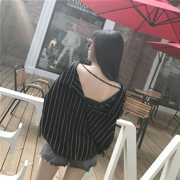 Stílusos női blúz széles modell három színben