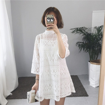 Rochie de dama eleganta din dantela in trei culori