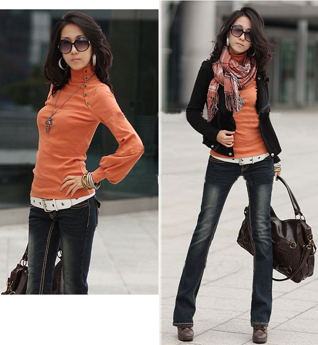 Μοντέρνο γυναικείο πουκάμισο με πολλά χρώματα