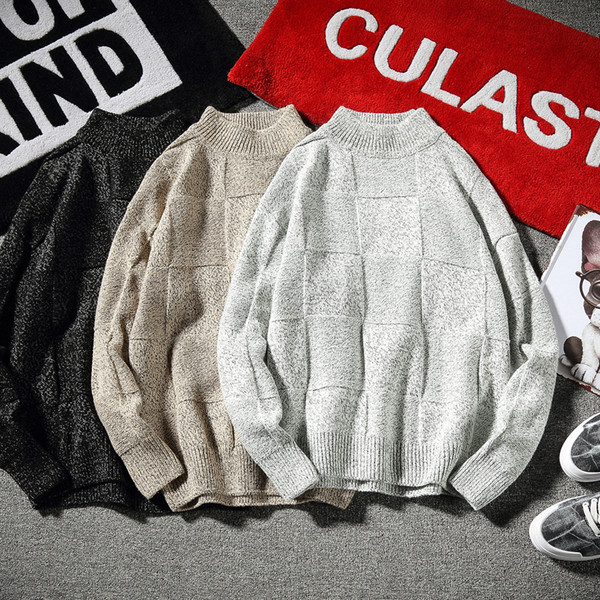 Pulover elegant pentru bărbați cu guler polo în trei culori