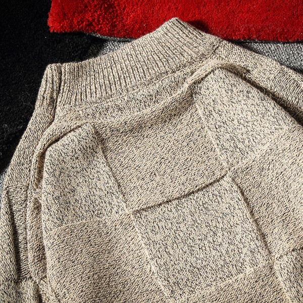 Pulover elegant pentru bărbați cu guler polo în trei culori