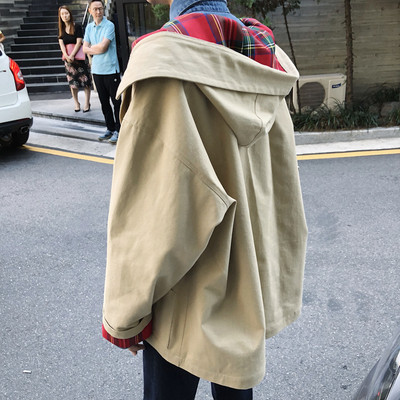 Napi férfi őszi kabát két színben