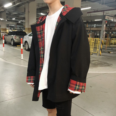 Napi férfi őszi kabát két színben