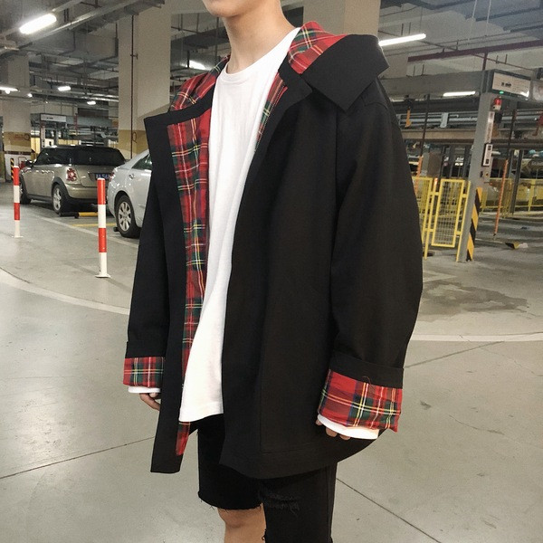 Napi férfi őszi kabát két színben