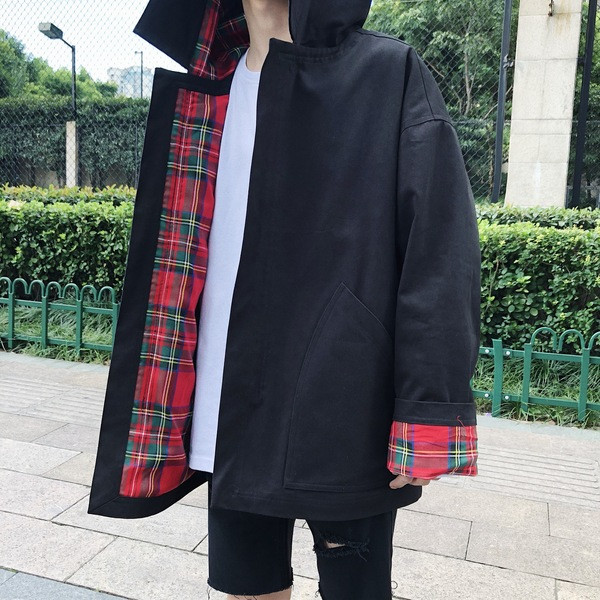 Napi férfi őszi kabát két színben