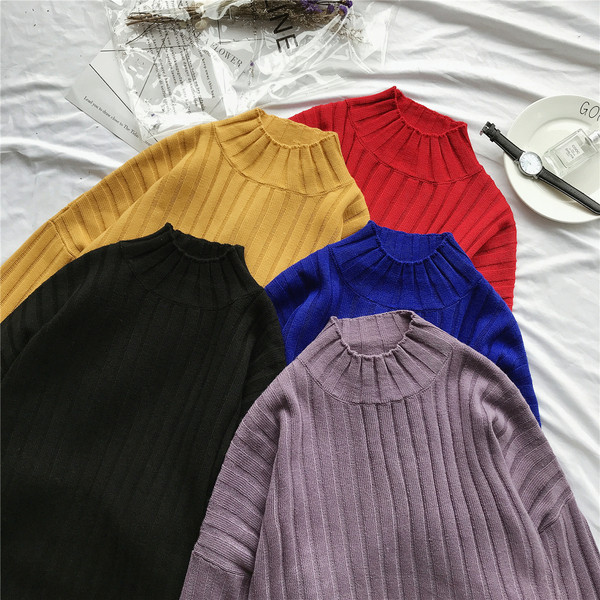 Pulover gros casual barbatesc in mai multe culori