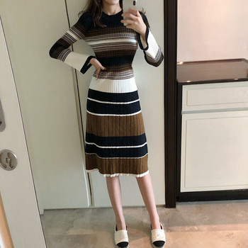 Téli alkalmi női ruha két színben