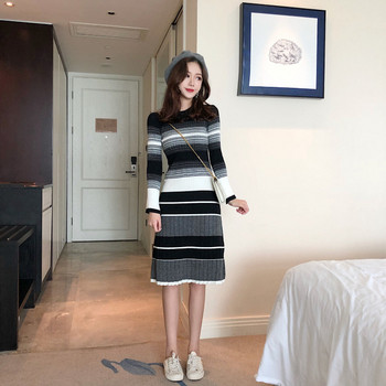 Téli alkalmi női ruha két színben