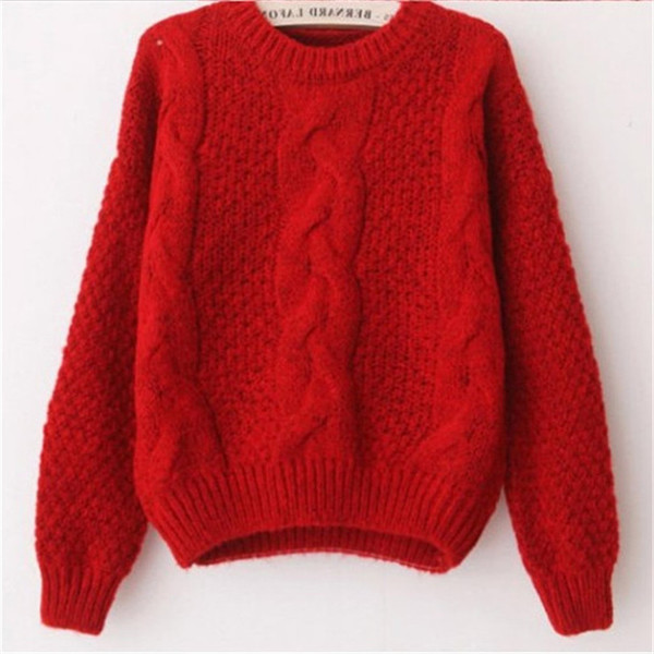 Pulover de iarna de dama cu decolteu in mai multe culori