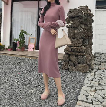 Női hosszú, modern ruha három színben