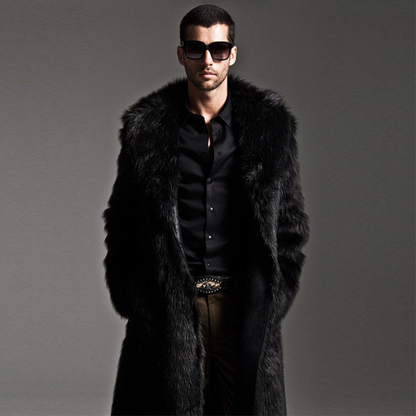 Palton barbatesc modern model lung in mai multe culori