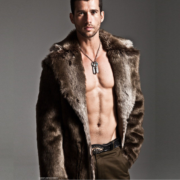 Palton barbatesc modern model lung in mai multe culori