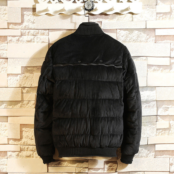 Napi férfi téli kabát O-alakú gallérral, három színben