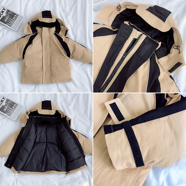 Alkalmi gyerek téli kabát két színben