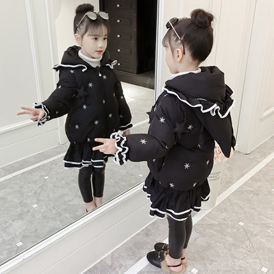 Modern gyerekkabát lányoknak több színben 3D elemmel