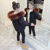 Stílusos gyerekkabát lányoknak, két színben pehelytal