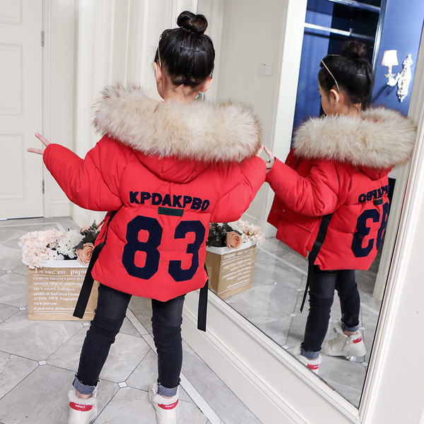 Gyerekkabát lányoknak pehelyes három színben